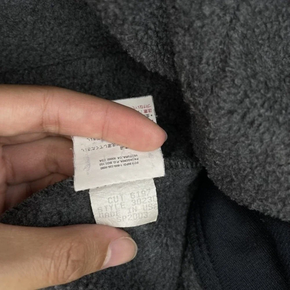 Vintage Patagonia Synchilla Full Zip Jacket‎ Women’s XS Gray Fleece Made in USA - Picture 8 of 10